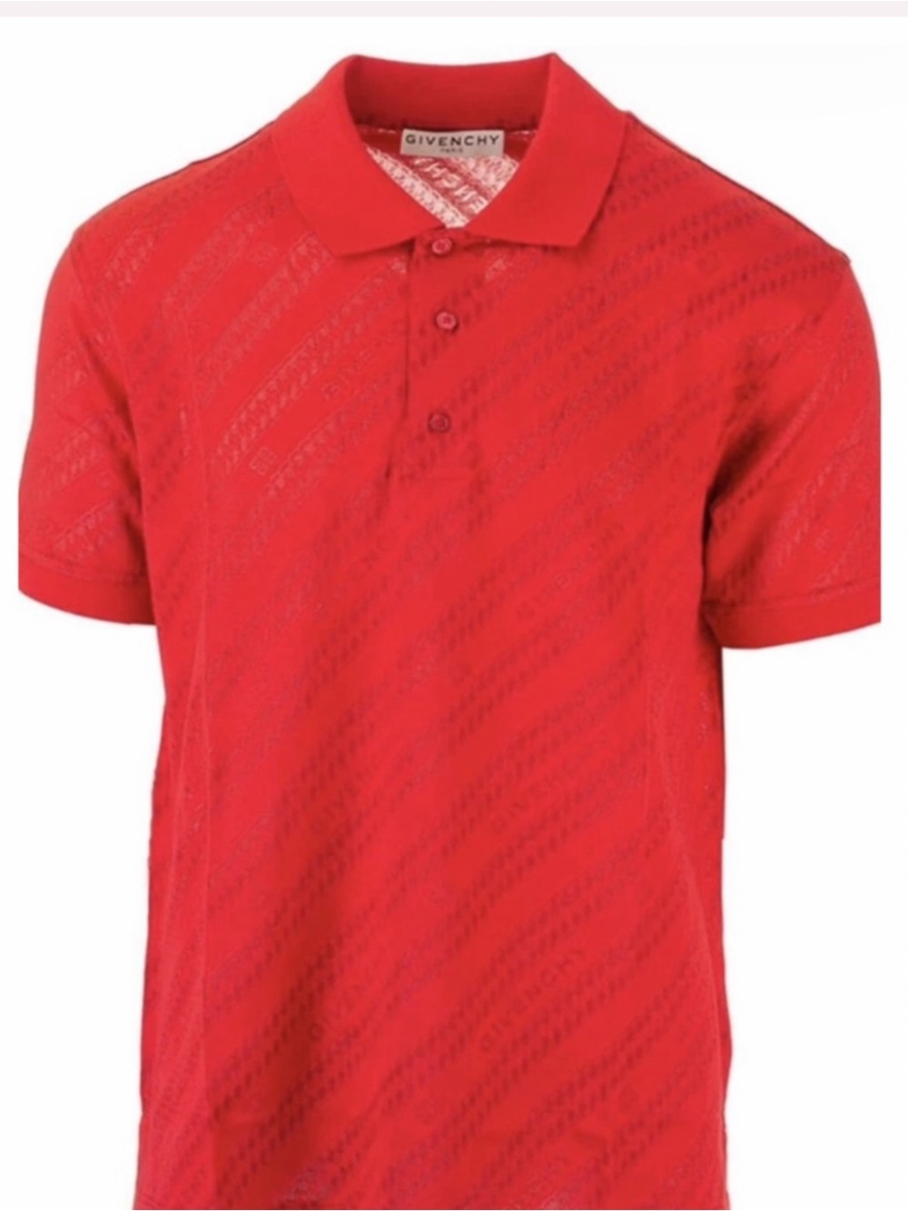 Givenchy Red Polo Shirt